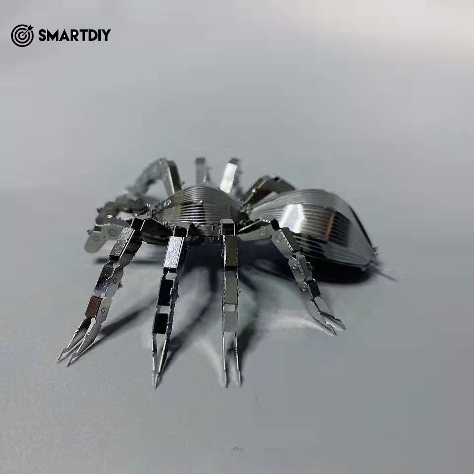 DIY handmade 3D puzzle metal model small ornaments - spider