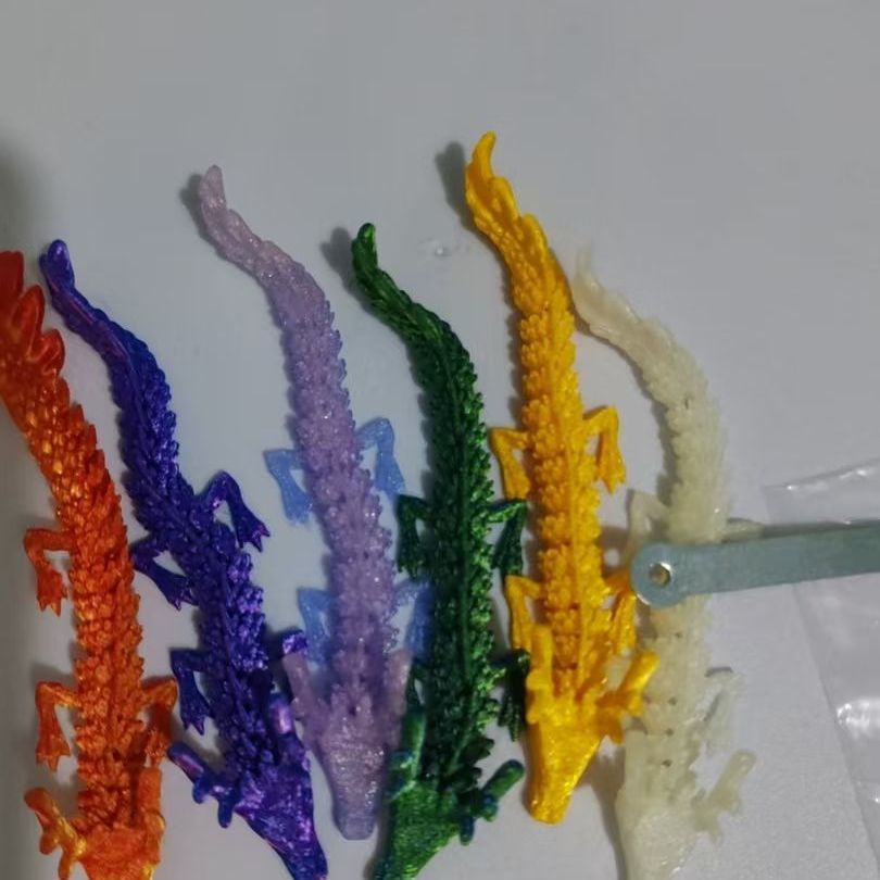 3D printing dragon joint movable figure animal ornament girls boys children's toy gift super cute dragon egg