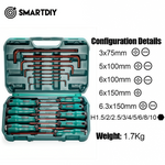 Load image into Gallery viewer, Screwdriver, cross shaped industrial screwdriver tool, household small plum blossom screwdriver, magnetic screwdriver set, set
