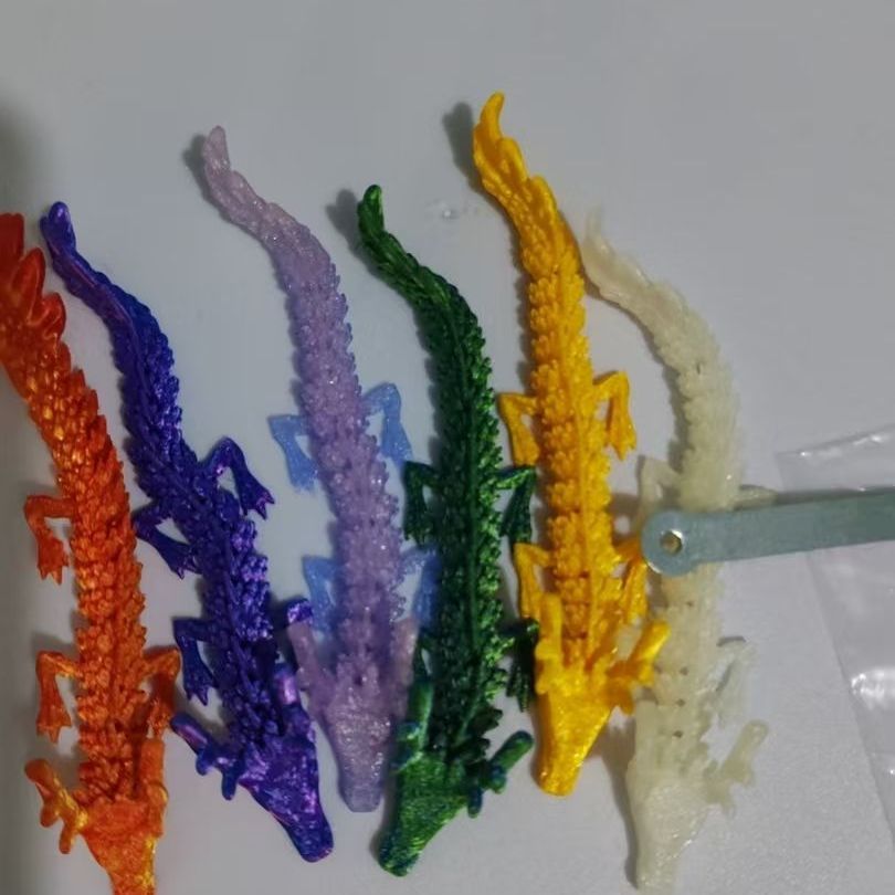 3D printing dragon joint movable figure animal ornament girls boys children's toy gift super cute dragon egg