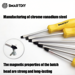 Load image into Gallery viewer, 8-piece screwdriver set chrome vanadium steel Phillips screwdriver screwdriver screwdriver screwdriver screwdriver set

