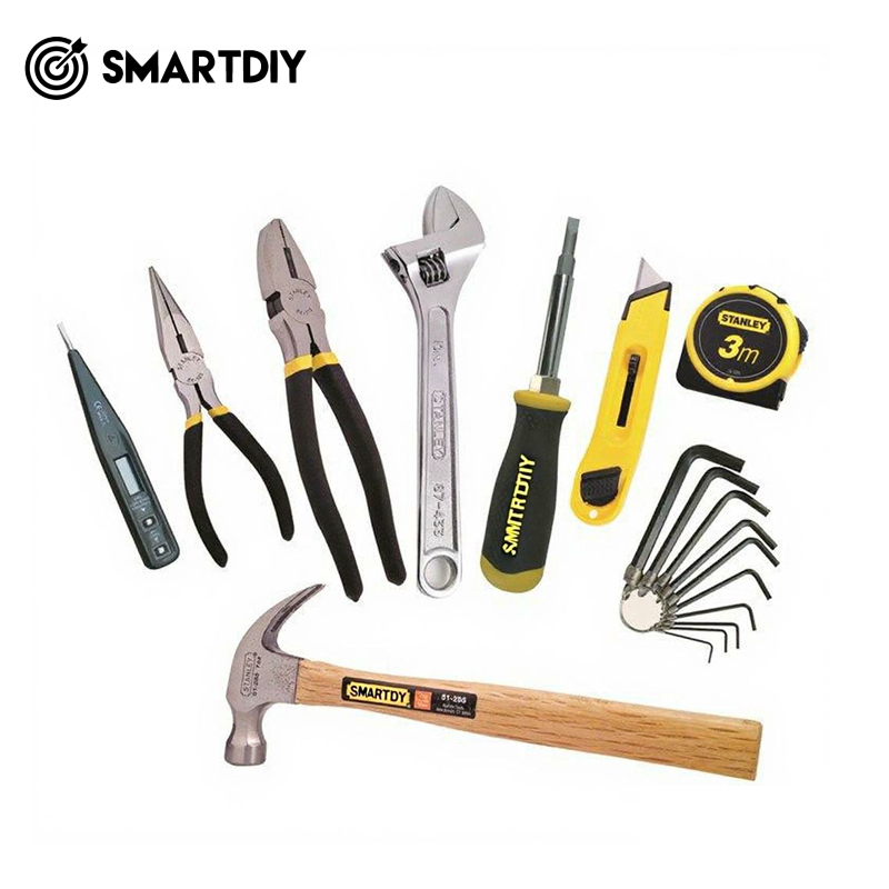 25 piece universal home repair tool kit kit for household use 92-006-23
