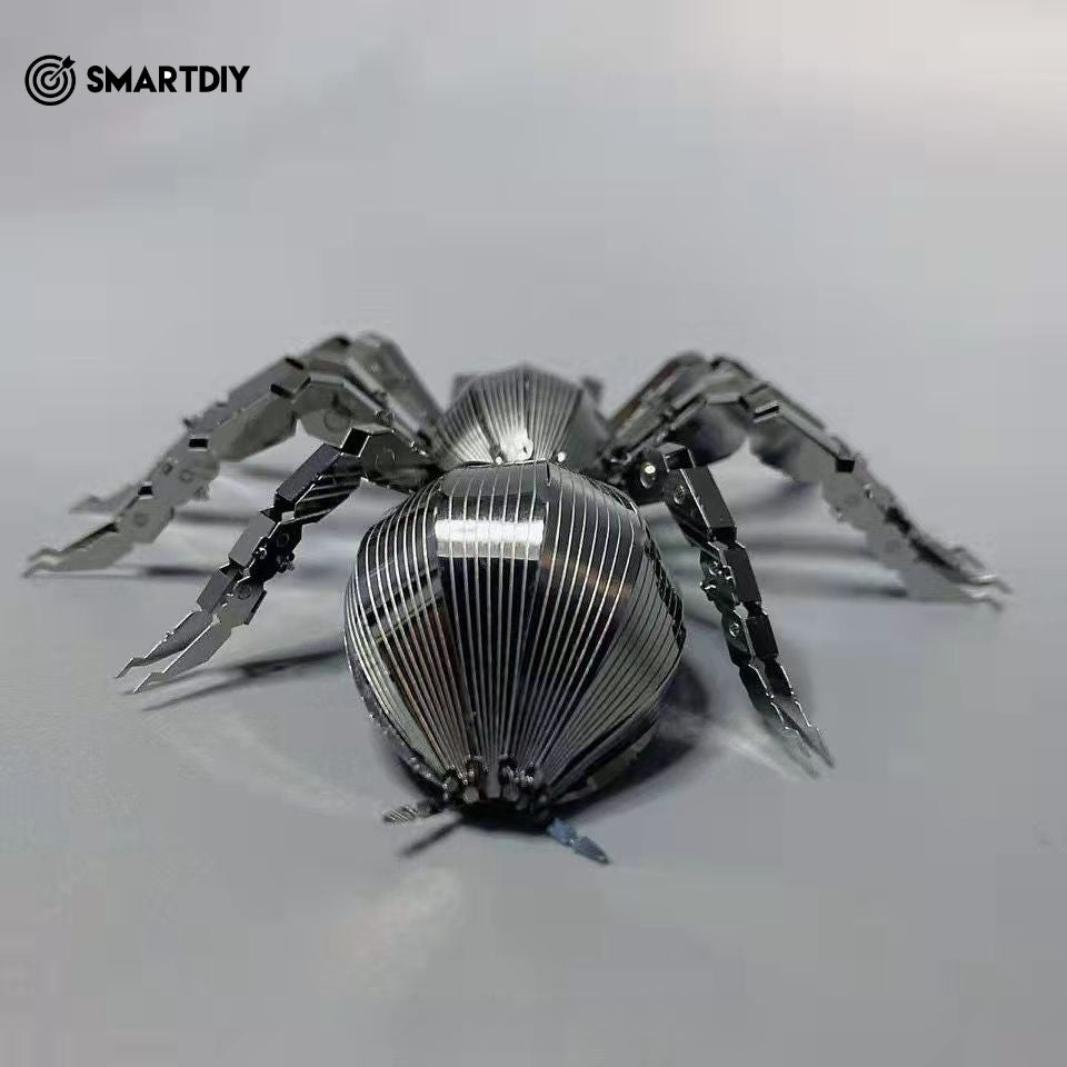 DIY handmade 3D puzzle metal model small ornaments - spider