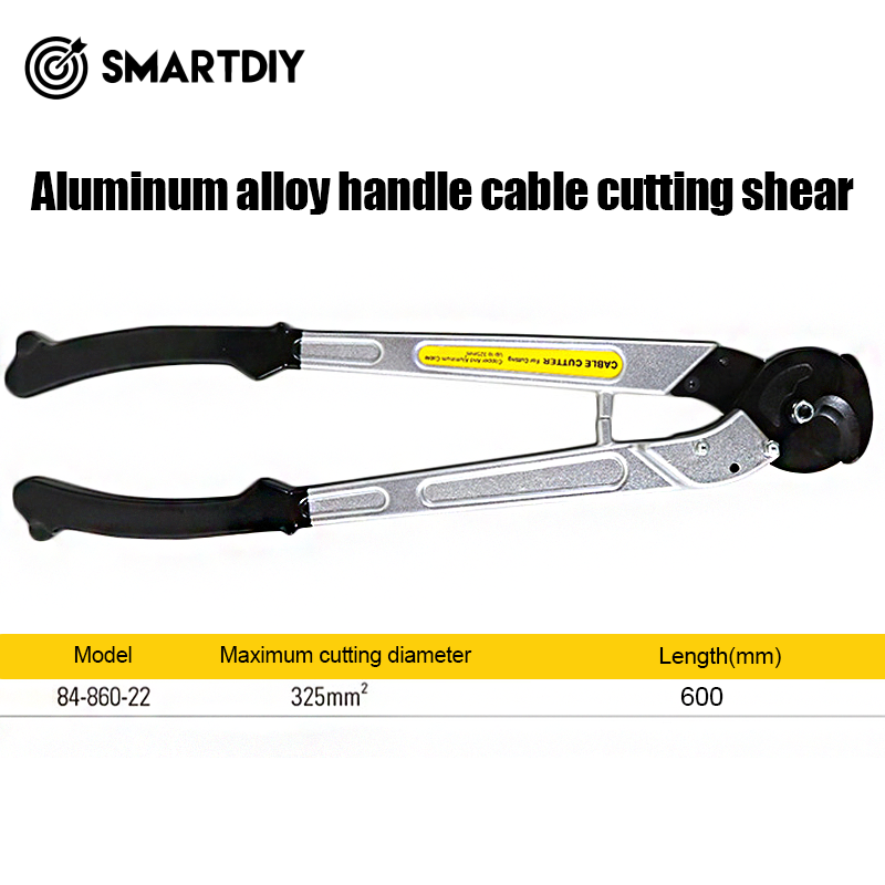 84-864-22 alloy steel cable cutting pliers 600mm labor-saving long arm cable cutting iron wire strong cutting