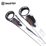 Load image into Gallery viewer, Tool British 45 ° angle precision polishing double plum blossom wrench, solid wrench, tighten board 93-912-1
