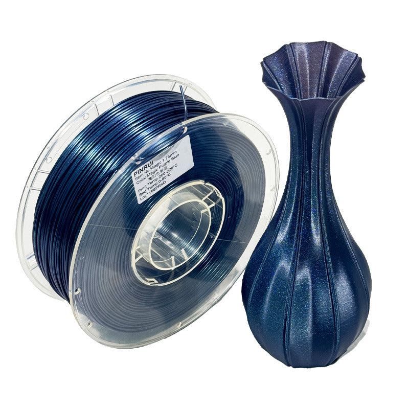 Pinrui 3D printing filament PLA magic color flash point color change PLA chameleon 3d printing consumables
