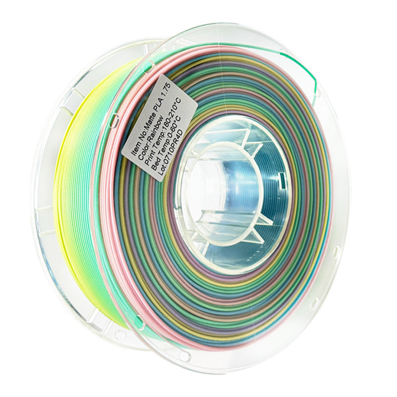 PINRUI 3d Matte MattePLA Matte Rainbow 1.75mmPLA Printing Cable