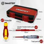 Load image into Gallery viewer, 29 in one insulated screwdriver set, cross shaped electrician batch, household maintenance tool
