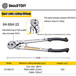 Load image into Gallery viewer, 84-864-22 alloy steel cable cutting pliers 600mm labor-saving long arm cable cutting iron wire strong cutting

