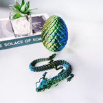 3D printing dragon joint movable figure animal ornament girls boys children's toy gift super cute dragon egg